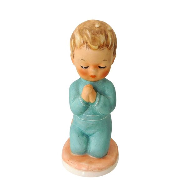 Vintage Goebel Hummel Praying Boy Figurine Bless Us All 1957 West Germany BYJ16 - Picture 2 of 9